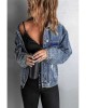 Rivet Pocket Button-up Denim Jacket - from category Jackets & Coats