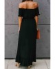 Black Glaze High Low Off The Shoulder Maxi Dress - from category Maxi Dresses