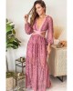 Cut out Lace Bubble Sleeve Maxi Dress - from category Maxi Dresses