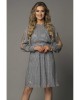 Gray Sequin Split Sleeve Midi Dress - from category Midi Dresses