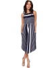 Striped Sleeveless Midi Dress - from category Midi Dresses